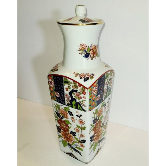 Imari Accents Vtg Imari Ware Large Japan Ginger Jar Or Vase With